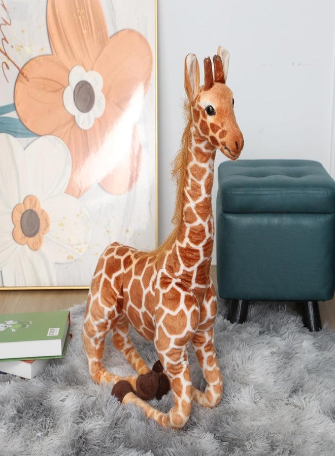 DTR Creation Giraffe 50 CM Soft Toys for Kids | Plush Soft Toys for Baby Boys and Girls| Best Gift | Giraffe Soft Toy for Kids -Brown 50Cm Height - Image 2